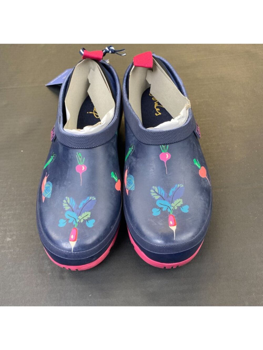 Joules Women's Pop On Rain Shoes Size 6 comfort New - Picture 13 of 15